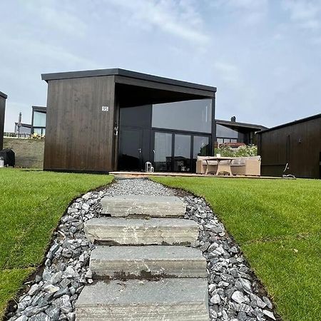 Attraktiv & Smart Funkishytte Pa Nes Strandhager. Årnes 外观 照片