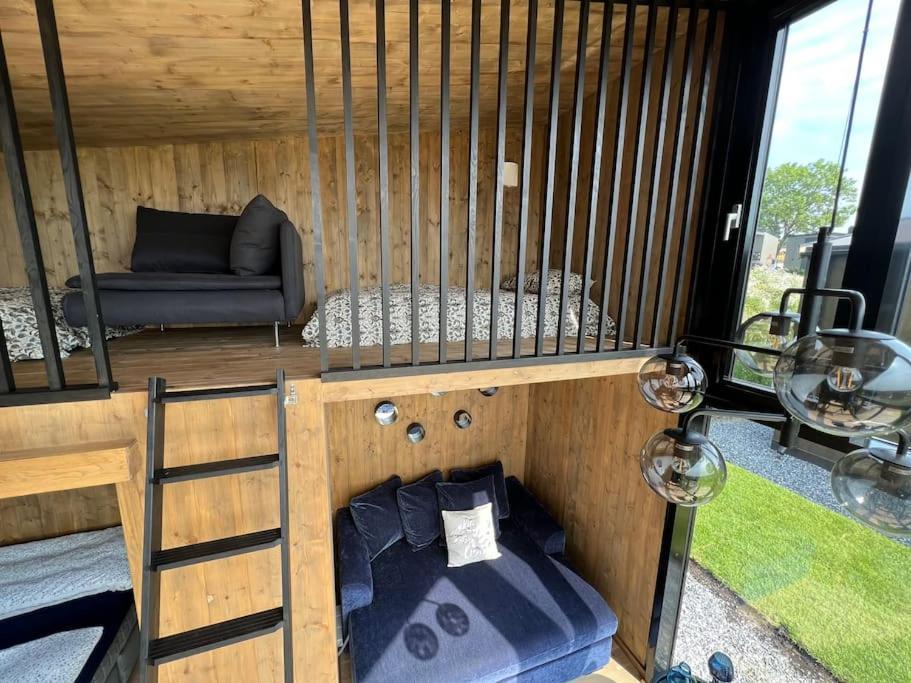 Attraktiv & Smart Funkishytte Pa Nes Strandhager. Årnes 外观 照片